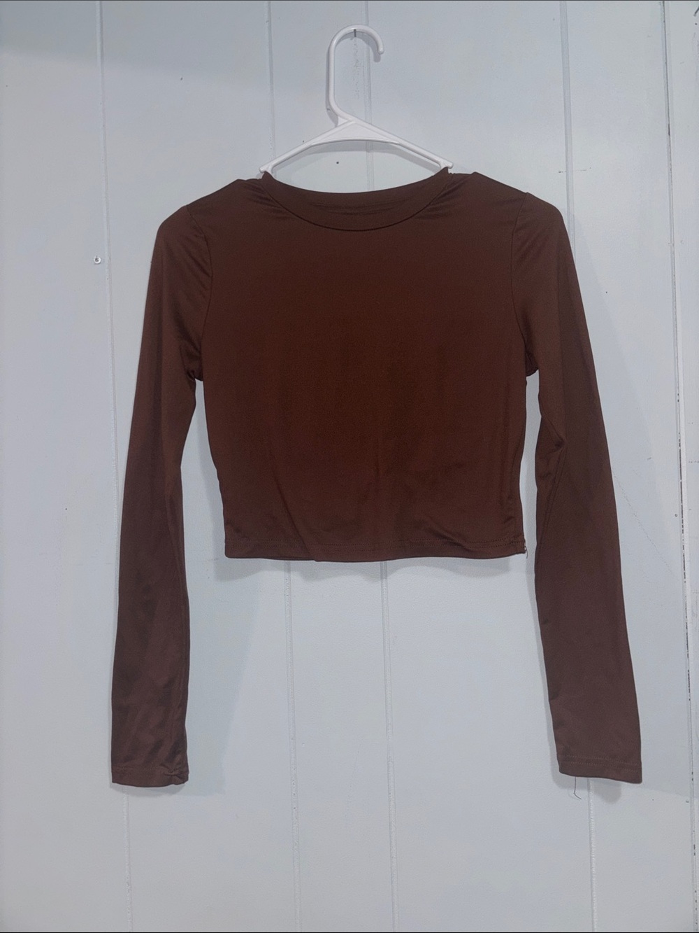 Long-Sleeve Crop Top - Women
